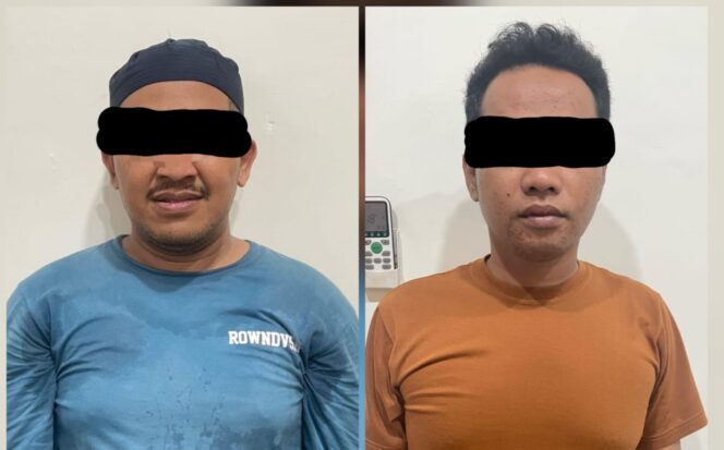 
					Dua Tersangka pengedar narkotika.