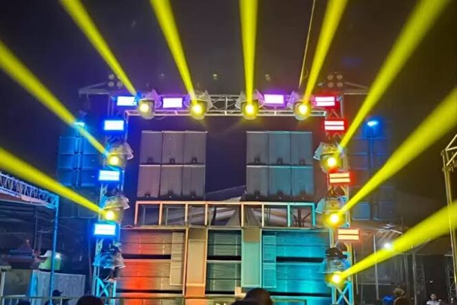 
					Salah satu sound horeg di Lumajang. (Foto: Istimewa).