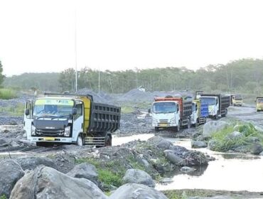 Salah satu lokasi pertambangan pasir dan batu di Lumajang. (Foto: Istimewa).