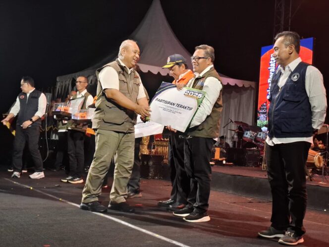 
					Kegiatan penutupan Gelar Peralatan Penanggulangan Bencana 2025 digelar di Kebun Raya Purwodadi, Pasuruan