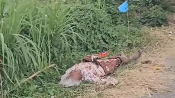 
					Tangkapan layar saat Nortaji, warga Desa Jambangan, Kecamatan Besuk, Kabupaten Probolinggo, tidur di pinggir jalan usai diusir oleh anaknya. (foto: istimewa)