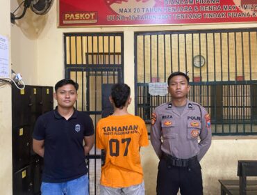 Tersangka berinisial SH (24).