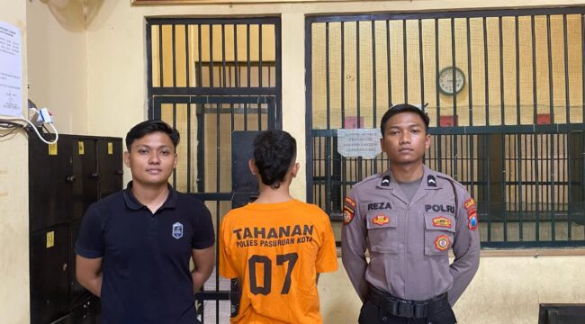 Tersangka berinisial SH (24).