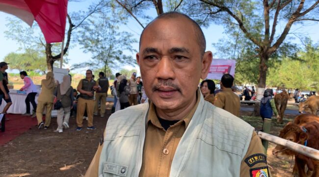 Kepala Dinas Ketahanan Pangan dan Peternakan Jember, Widodo Julianto. (Foto: M. Abd Rozaq Mubarok).
