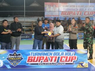 Lapangan turnamen Bupati Cup di Desa Banyuputih Lor (Foto: Asmadi)