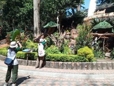 Sejumlah peserta IAPVC 2025 membidik momen satwa di kawasan Taman Safari Prigen, Pasuruan.