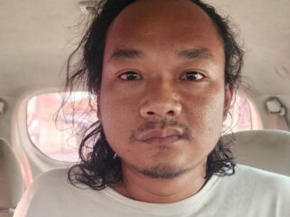 Sosok pelaku jambret yang melukai korbannya dengan celurit saat diamankan polisi.
