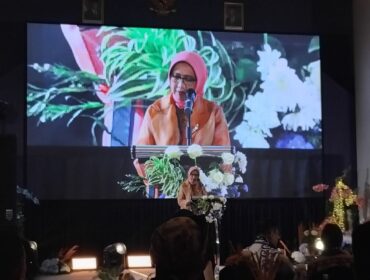 Bupati Lumajang saat memberikan sambutan di Aston Inn Lumajang. (Foto: Asmadi)