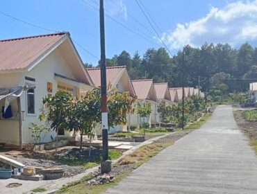 Kawasan Huntap-Huntara di Desa Sumbermujur, Kecamatan Candipuro, Lumajang. (Foto Istimewa).