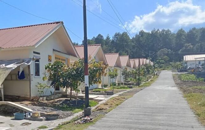 
					Kawasan Huntap-Huntara di Desa Sumbermujur, Kecamatan Candipuro, Lumajang. (Foto Istimewa).