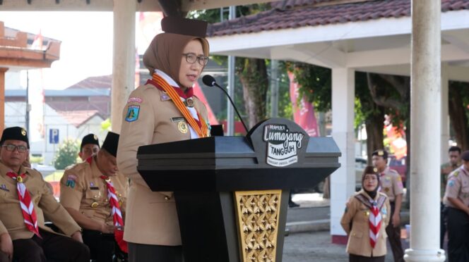 
					Bupati Indah Amperawati membagikan kisah inspiratif masa kecilnya yang dibentuk melalui dunia kepramukaan.
