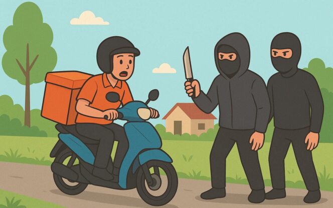 
					Ilustrasi pembegalan
