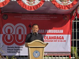 Kepala Lapas Kelas IIB Lumajang, Mahendra Sulaksana  (Foto: Asmadi).
