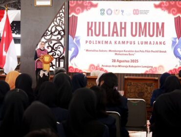 Penerimaan mahasiswa baru perdana Polinema di Pendopo Arya Wiraraha,  Lumajang. (Foto: Istimewa)