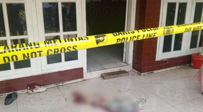 Lokasi kejadian dan alat yang digunakan pelaku.