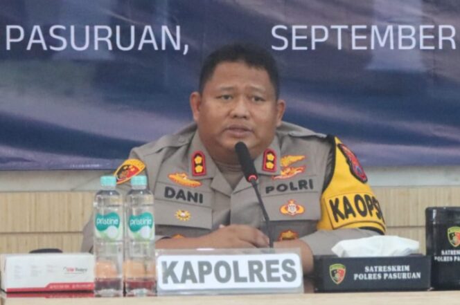 
					Kapolres Pasuruan, AKBP Jazuli Dani Iriawan.