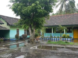 SDN Jugosari 3, Kecamatan Candipuro, Lumajang yang terdampak lahar hujan. (Asmadi).