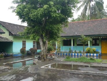 SDN Jugosari 3, Kecamatan Candipuro, Lumajang yang terdampak lahar hujan. (Asmadi).