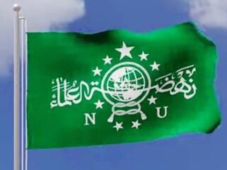 Ilustrasi foto bendera Nahdlatul Ulama (NU).