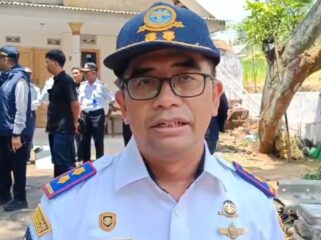 Kepala Balai Pengelolaan Transportasi Darat (BPTD) Kelas II Jawa Timur, Bambang Hermanto. (Foto: Hafiz Rozani).
