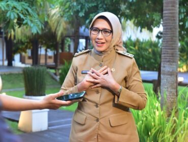Bupati Lumajang, Indah Amperawati atau yang akrab disapa Bunda Indah.
