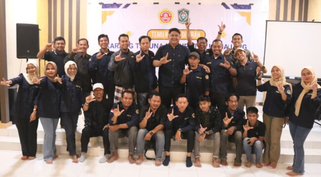 Karang Taruna Kabupaten Lumajang resmi memasuki babak baru dalam kepemimpinan Dedi Marta. (Asmadi).