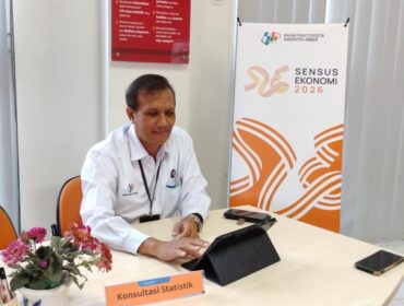 Kepala  Badan Pusat Statistik (BPS) Jember, Tri Erwandi. (Foto: M. Abd Rozaq Mubarok).
