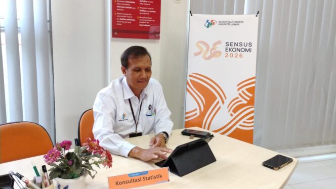 
					Kepala  Badan Pusat Statistik (BPS) Jember, Tri Erwandi. (Foto: M. Abd Rozaq Mubarok).
