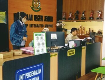 SELIDIKI: Suasana ruang pengaduan Kejaksaan Negeri (Kejari) Kabupaten Jember. (Foto: Istimewa).