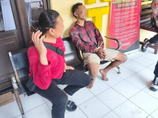 Terduga pelaku saat diamankan di Mapolres Pasuruan Kota 