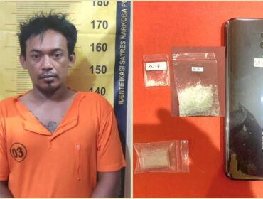 Tersangka dan barang bukti 