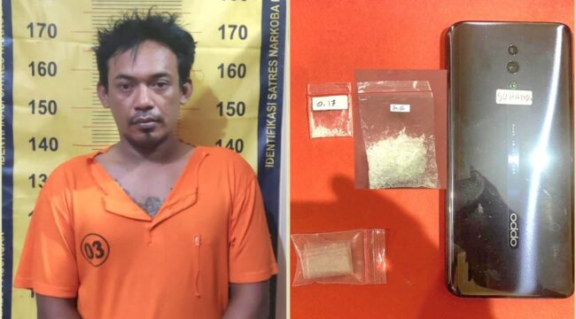 Tersangka dan barang bukti 