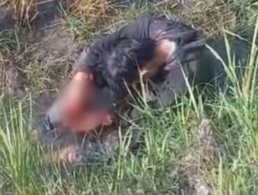 Tangkapan layar video pelaku saat diamankan 