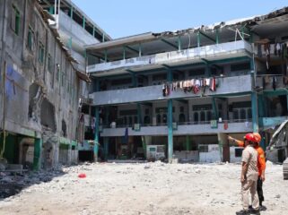 TAK TERSISA: Area reruntuhan musala ambruk Ponpes Al-Khoziny Sidoarjo bersih setelah dilakukan pembersihan oleh BNPB dan petugas gabungan. (foto: Bidang Dokumentasi BNPB).